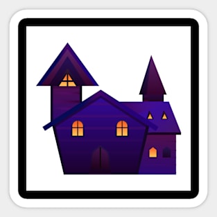 ghost house Sticker